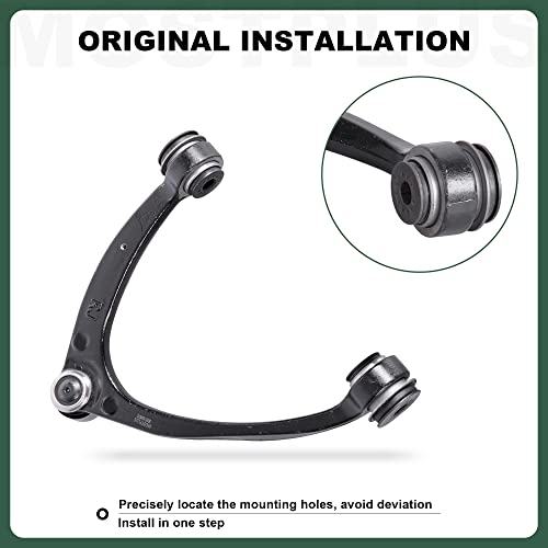Mostplus Set 4 Front Upper Control Arm And Lower Ball Joint Compatible With 2007-2015 Chevy Silverado1500,Tahoe Gmc Sierra1500,Yukon K80669 K80670 K6541 #TOP2