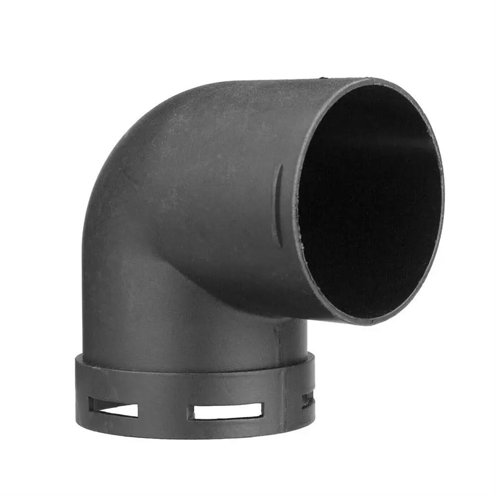 Tuyau d'aération 60mm coude 90° optimisant le flux d'air de chauffage