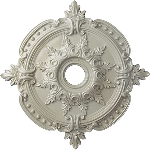 Image of Ekena Millwork CM28BEFBS Ceiling Medallion, Flash Blue