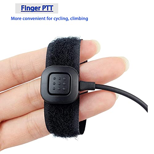 Retevis Walkie Talkie Throat Mic Headset 2 Pin Headset Earpiece Compatible with Two Way Radio Baofeng UV-5R BF-888S BF-88E RT24 RT27 RT28 Two Way Radio Earpiece Security Earpiece (1 Pcs) - Image 3