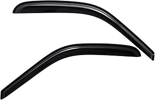 WV92099 Side Window Visor Deflector Rain Guard, Dark Smoke 2-Pieces Set, Fit for 1988-1999 Chevrolet/GMC C/K1500/2500/3500 Standard Cab, 1995-1999 Chevrolet Tahoe/GMC Yukon, 1992-1994 Chevrolet Blazer