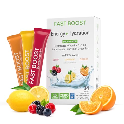 FAST BOOST Energy & Hydration Drink Mix - Variety Pack