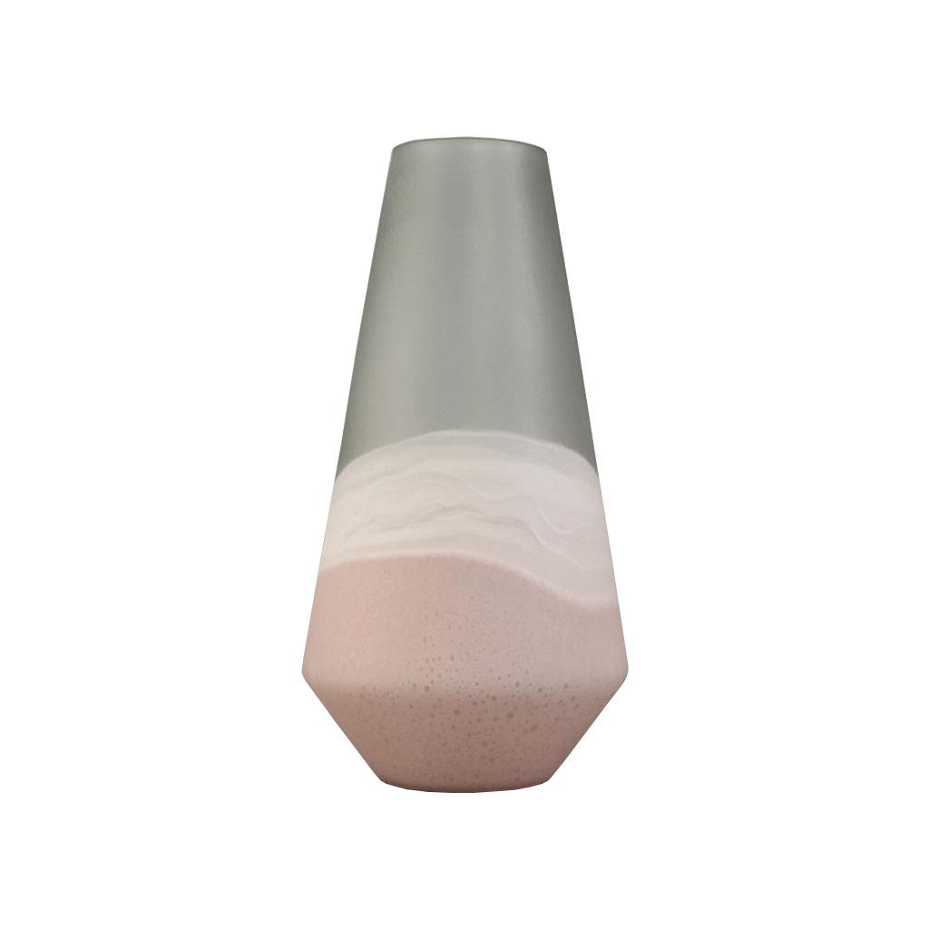 Vaso Il vaso di vetro smerigliato americano può essere idroponico Home Living Room Model Room Mobile TV Decorazione floreale Decorazione Vaso In Ceramica(B)