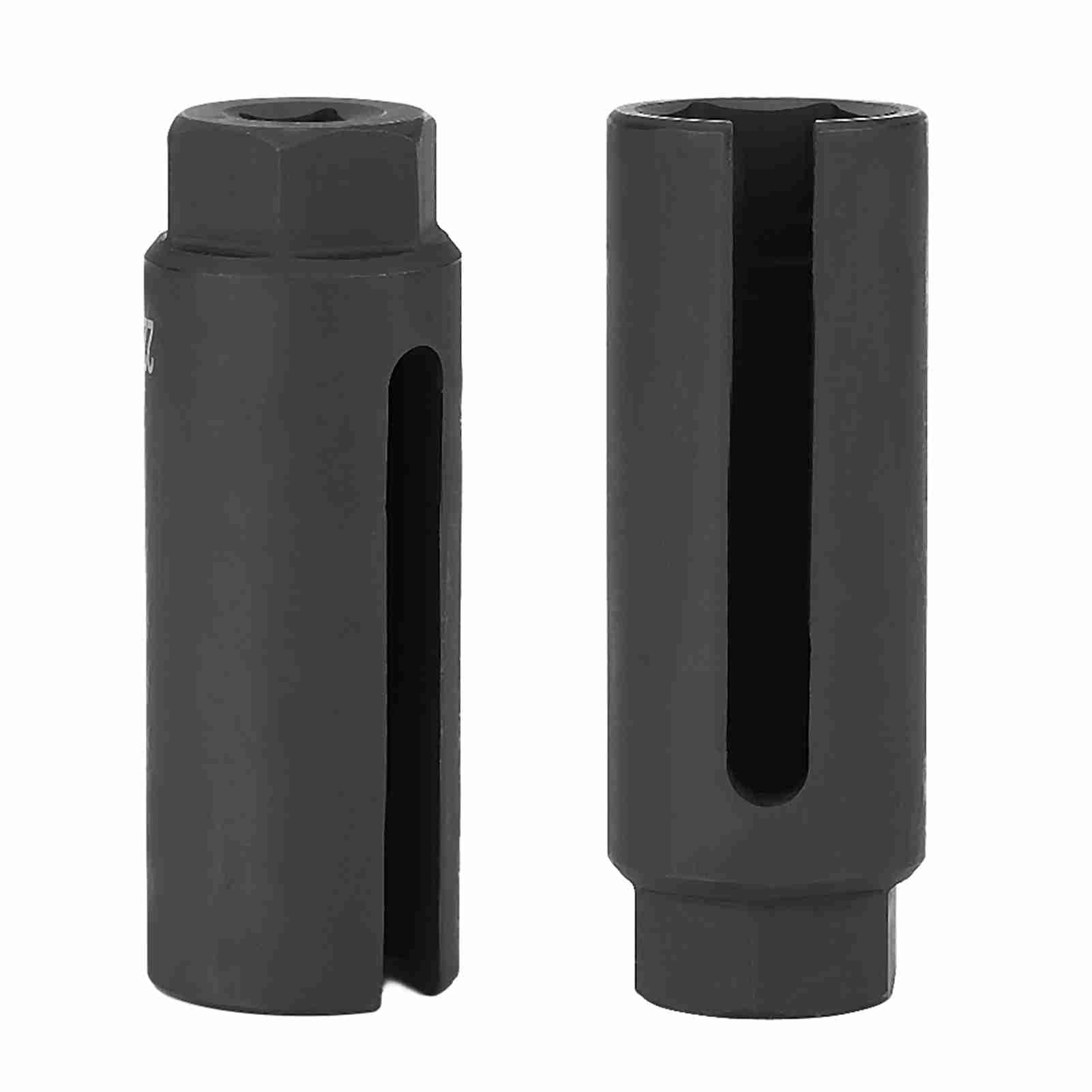 Yctze para dado para sensor de oxigeno 7/8 manga de sensor de oxigeno para automovilUniversal Car O2 Sensor de oxígeno Toma de extracción 7/8 "22mm 3/8" Herramienta de accionamiento
