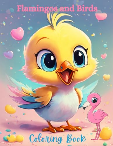Flamingos And Birds Coloring Book