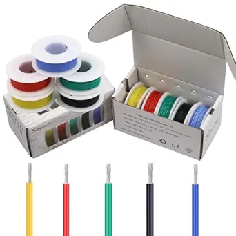 30 AWG Flexible Silicone 30 gauge Coper Hook Up 300V Cables Electric Stranded Wire DIY BOX-1