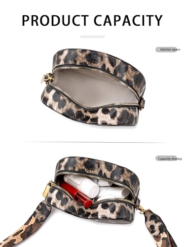 Y2K Style Leopard Print Shoulder Crossbody Bag, Women's Heart-Shaped Bag, Suitable for Daily Casual, Dating, and Party Use3