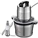 Picadora de Carne eléctrica, Procesador de Alimentos Profesional Comercial de Gran Capacidad de 6L, 1200 W 220 V con Barril de Acero Inoxidable para Carne, Verduras, Frutas, Cebolla y nueces