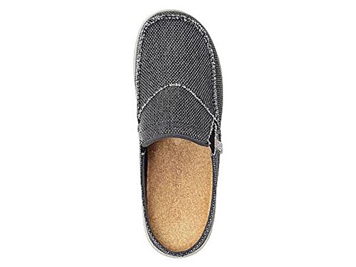 Spenco Men's Siesta Canvas Slide Sandal, Charcoal, 9M Medium Us #TOP2