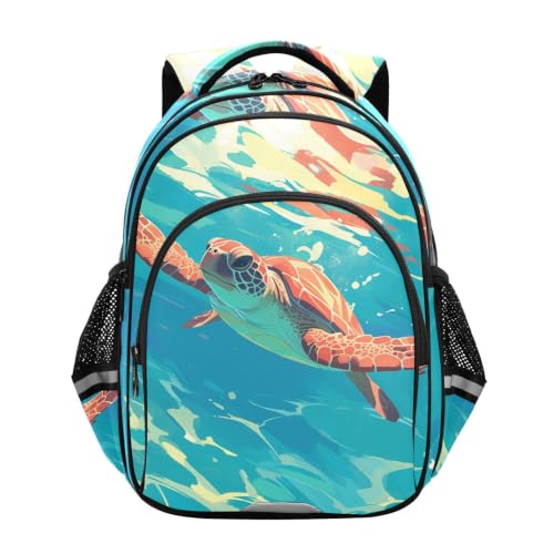 Sac à dos tortue de mer pour enfant de 3 à 12 ans : le cartable scolaire idéal pour la rentrée