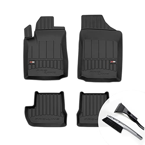 moto-MOLTICO 3D Gummimatten Auto Fußmatten Gummi Automatten 3-teilig Set - passend für Citroen C2...