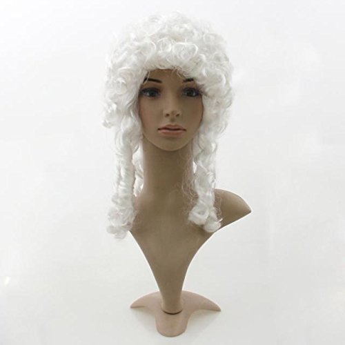Halloween Performance Masquerade Fashion Male Vogue Hair Whitish Lawyer White Lawyer,Whitestealth Performance Party Of Realistic And Natural Fashion