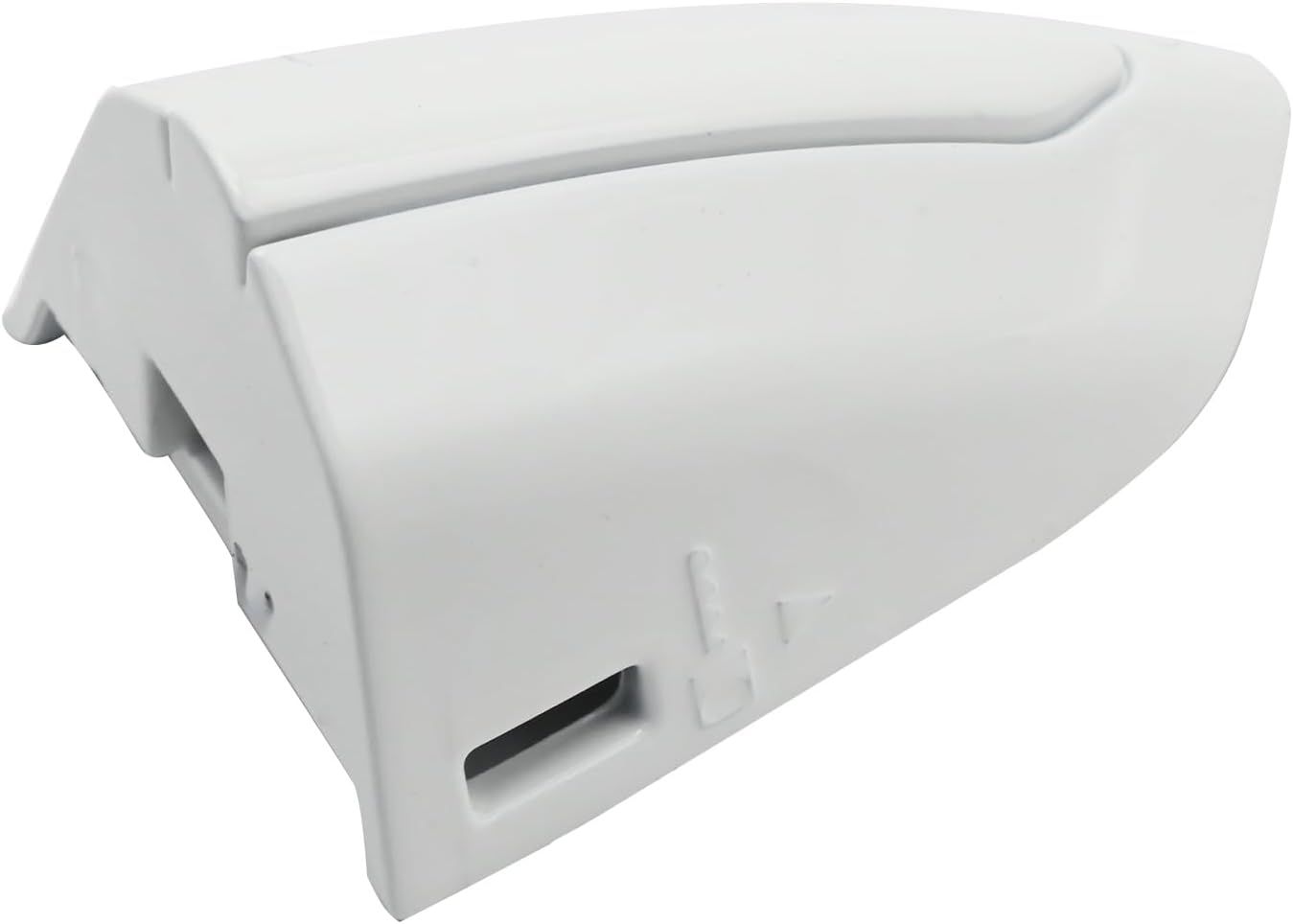 DS7Z 54218A15-DC Front Exterior Door Handle Lock Cover Cap, Replacement for 2013-2020 Ford Fusion 2015-2020 Edge, Replaces DS73 F218A15-BE5DKF DS73 F218A15-BE5DST (White)