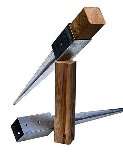 Pfostenträger Einschlaghülse Bodenhülse für Holzpfosten 750 mm Länge feuerverzinkt (101x101 mm) Pfostenträger Einschlaghülse Bodenhülse für Holzpfosten 750 mm Länge feuerverzinkt (101x101 mm)