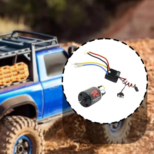 Motor RC 540 cepillado kit combo de potencia con ESC 60A piezas de coche 4