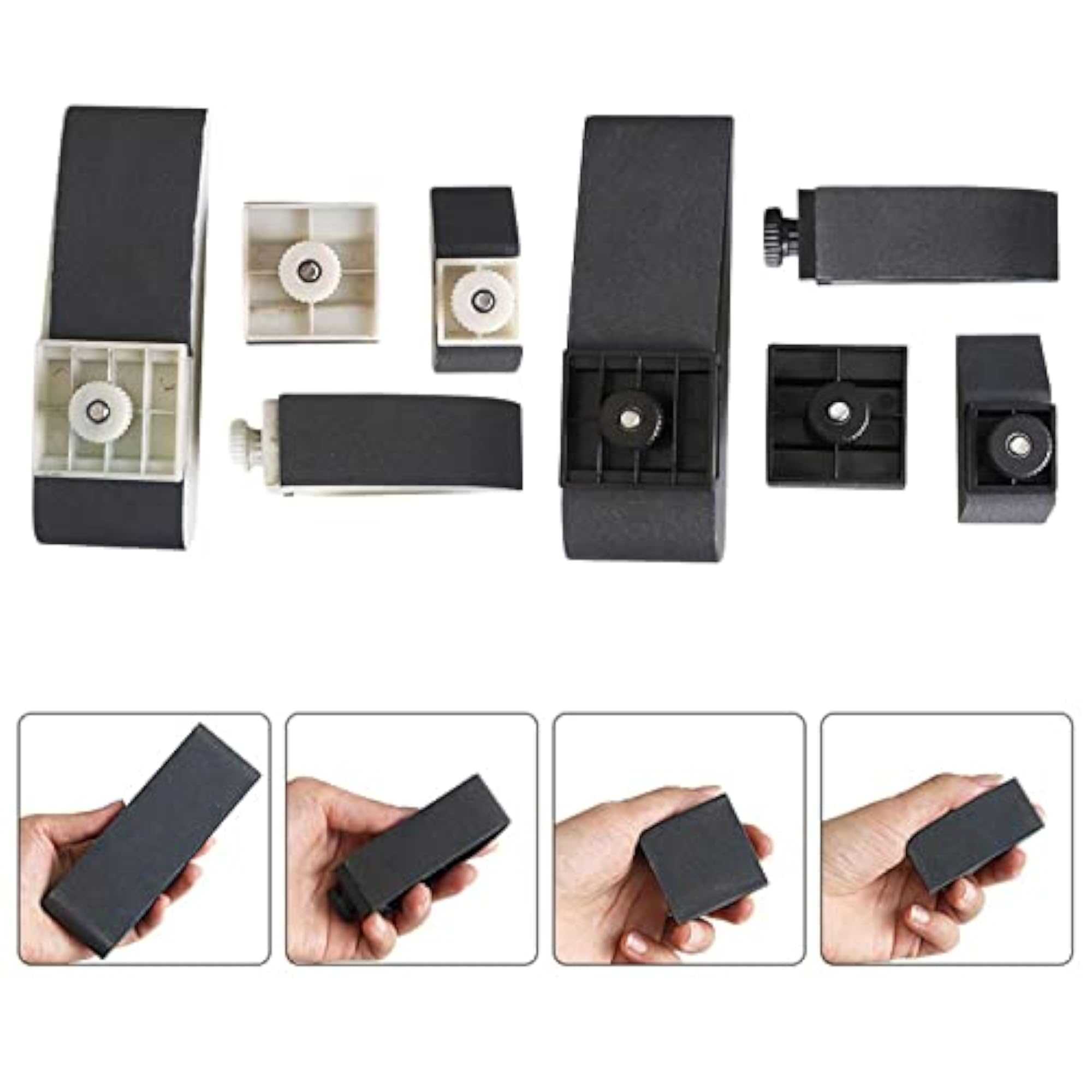 4X Sandpaper Grinding Block Sanding Discs Holder