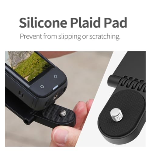 Image of ELFOG Magnetic Mount Stand Compatible with Insta360 X4 /X5 Camera Accessories Magnet Steering Holder Bracket with 1 /4 Screw compatiable for Insta-360 X4 /X5 /GO3 DJI OSMO Pocket 3