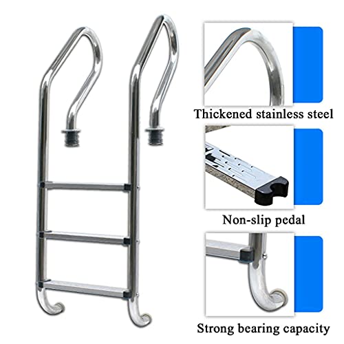 Escalera para piscina de acero inoxidable CGF 3 peldaños miniatura 4