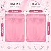 Funfery 100 Pack Pink Mylar Packaging Bags Resealable Bags Double Sided Color Odor Proof Pouch Baggies Smell Proof Foil Bag for Food Storage,Small Business(Pink,4x6inch)