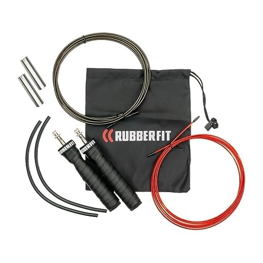 Corda de Pular Speed Rope Profissional com Rolamento Cabo de Aço Cross