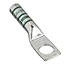 Panduit LCB1-12-E Tin-Plated Copper Compression Connector Lug, One-Hole, Long Barrel, #1 AWG Wire, 1/2" Stud Hole