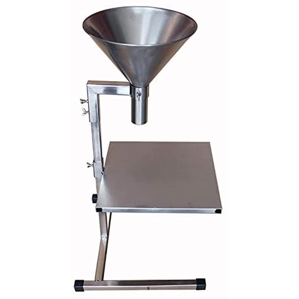 Einstellbares Labor-Trichter-Set mit Halter – 18 cm Lebensmittelspender für Vakuumbeutelverpackung – Vielseitiger Haushaltstrichter zum Kochen und Aufbewahren