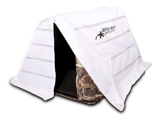 ACK, LLC Rig'Em Right Field Bully Dog Blind, White