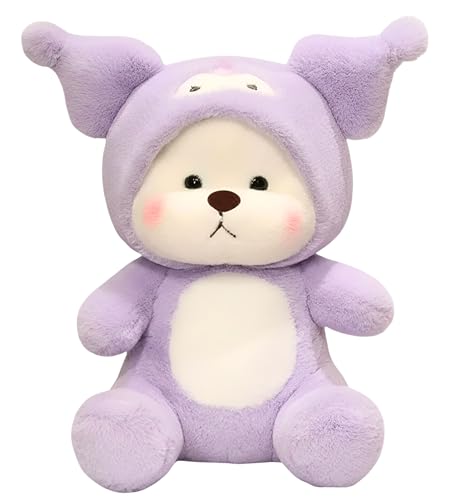 Image of Tickles Cute Anime Cartoon Character Soft Stuffed Plush Animal Toy for Kids Boys & Girls Birthday Gift (Color: Purple Size: 25 cm)