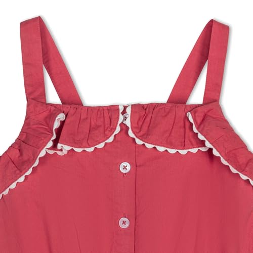 Hope & Henry Girls' Sleeveless Button Front Sun Dress2