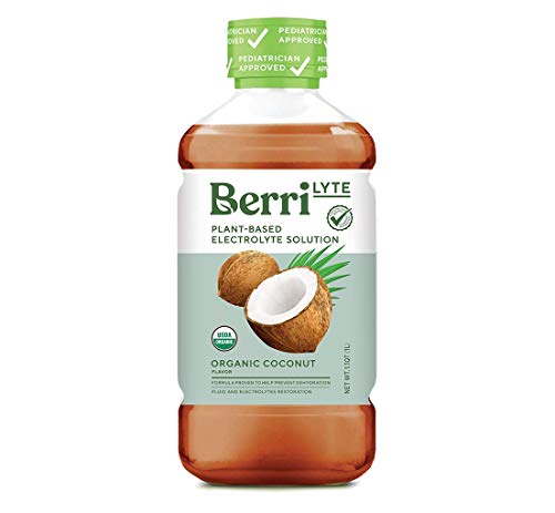 Berri Lyte Coconut Pediatric Electrolyte Drink Solution Pediatrician Approved for Kids, Toddlers,