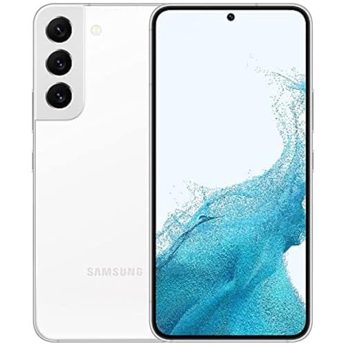 Image of Samsung Galaxy S22+ Plus 5G, US Version, 128GB, White - AT&T (Renewed)