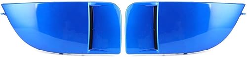 Aramox Cubierta de luz antiniebla, 1 par de bisel de luz antiniebla delantera de automóvil para Impreza STI WRX 24-25 (azul)