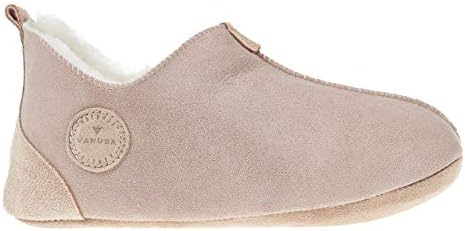 VANUBA Oxford Chaussons Femme Confortables en Cuir - Pantoufles F...