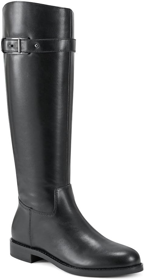 Amazon Easy Spirit Women s Aubrey Ankle Boot Black Leather 5 Knee High