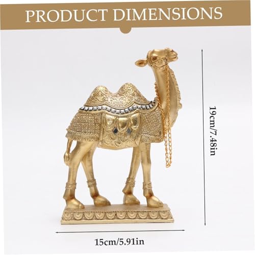 Statue de chameau en résine figurines d'animaux décoration intérieure moderne
