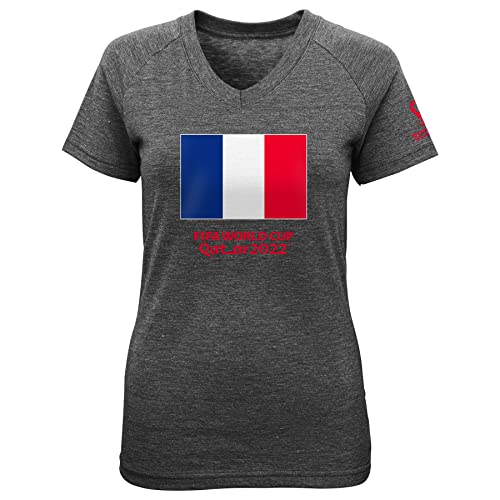 T-shirt FIFA World Cup Outerstuff anti-déformation en tri-blend gris S