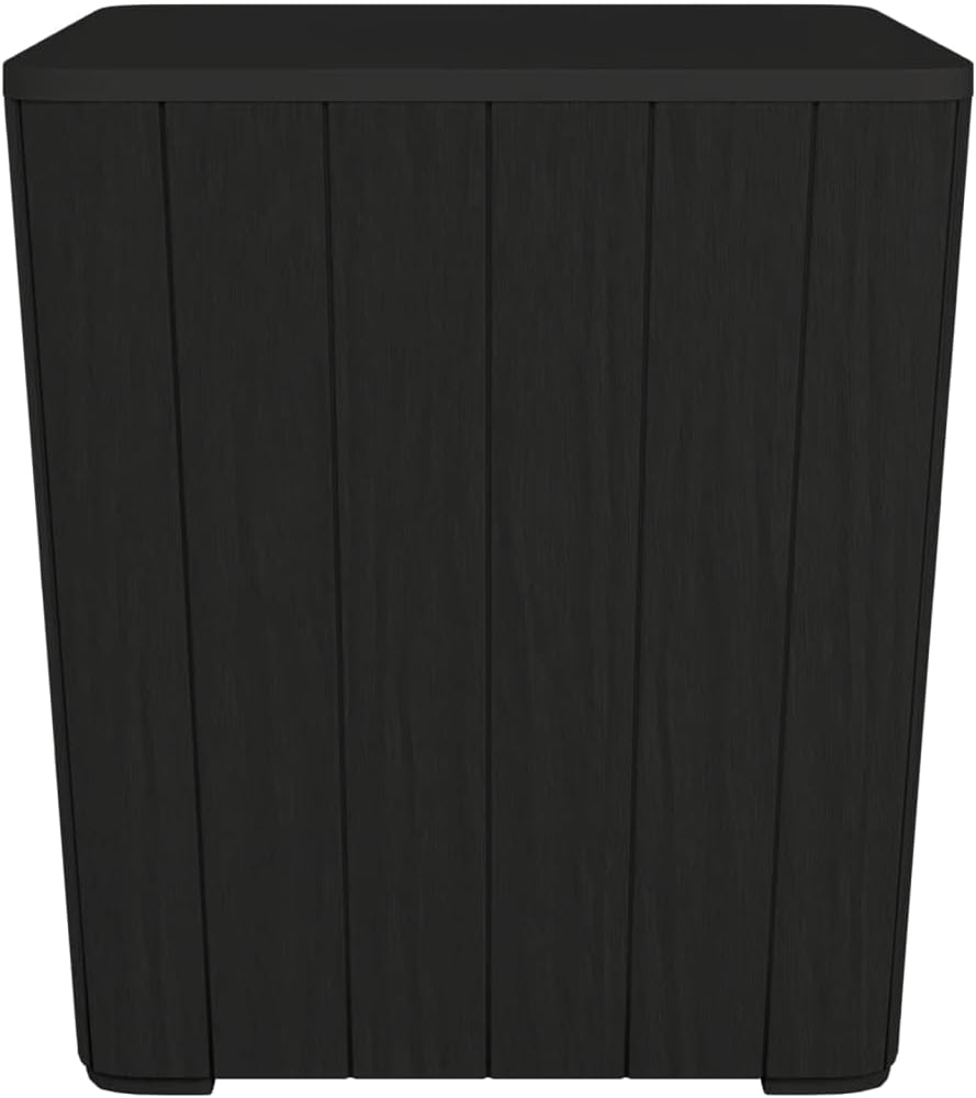 Patio Table ,Leisure Table,Reading Table,Dining Tables,Snack Tables,Display Tables,Party Tables,Garden Tables,Game Tables,for Camping,Picnic,Party,Lawn, with Removable Lid Black Polypropylene