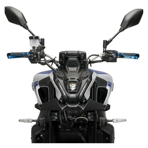 Aileron avant pour YAMAHA MT-09 en fibre de carbone véritable de style Naked - 4