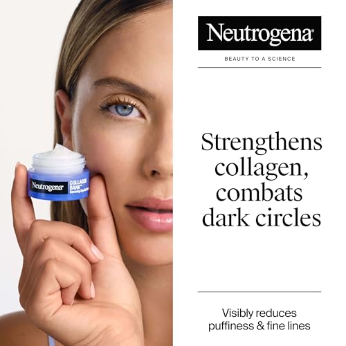 Neutrogena Collagen Bank Reviving Eye Cream, Under Eye Cream, Helps Preserve Collagen, Visibly Improves Dark Circles, Puffiness, Fine Lines, Texture, Fragrance Free, with Peptides 0.5 oz - Image 3