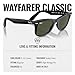 Ray-Ban RB2140 ORIGINAL WAYFARER CLASSIC Square Shaped Non-Polarized Sunglasses for Men & Women – Includes Official RAYBAN Eyewear Kit – Ideal Formal & Casual Wear Sunglasses – G-15 Green Lens
