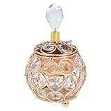 Boîte à boucles d'oreilles en cristal : vous pouvez utiliser cette boîte pour exposer vos bijoux, cosmétiques et autres petits objets