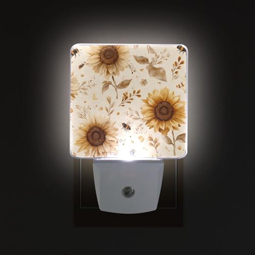Luz Nocturna con Sensor, Diseño Moderno, 2 Pzas miniatura 2