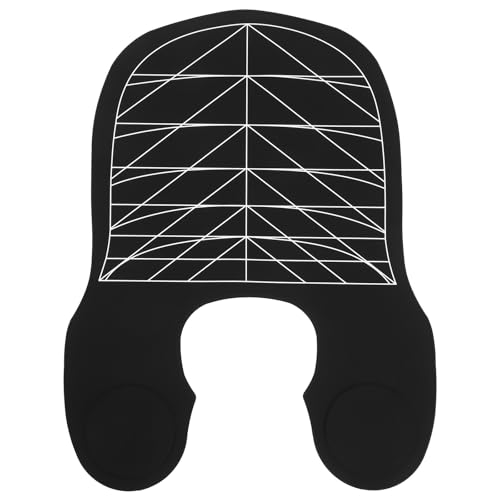 Capa de silicona para cortar el pelo sin manchar toallas ni batas de salón