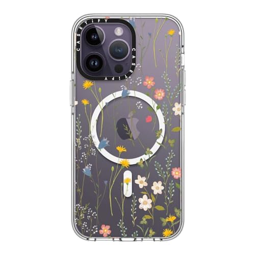 Coque fleurie iPhone 14 Pro Max CASETiFY transparente et compatible MagSafe - 2