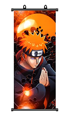 ZPPLD Póster de Naruto, cuadro enrollable grande de anime,