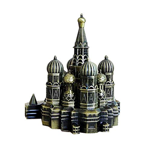 SUPERPOWER Statue de décoration Vintage en Bronze 11,9 cm Motif Kremlin de Moscou, Figurine de Collection, décoration d'intérieur pour Cadeaux personnalisés