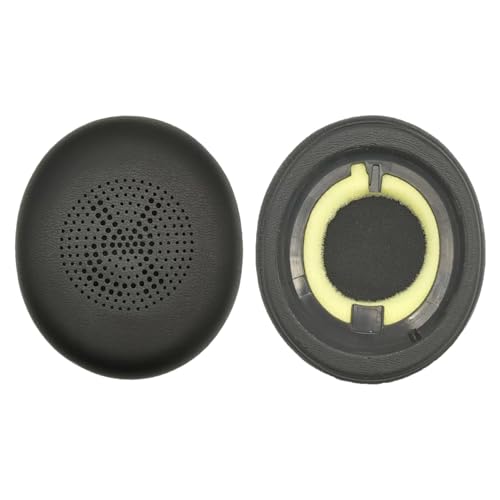 Reemplazo de almohadillas para orejas compatible con Jabra Evolve2 65 MS/65 UC/USB, cojines para orejeras Evolve2 40 UC/MS/USB, cubiertas para auriculares que también encajan en Jabra Elite 45h (Negro) miniatura 4