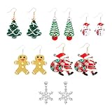 🍬🔔 【Regalo Ideal de Navidad】Sorprende a tu pareja, madre o hija con estos preciosos pendientes de navidad mujer, un detalle perfecto como regalos originales para mujer. Bonitos, elegantes y llenos de espíritu festivo, son la mejor elección entre los regalos navidad para este invierno.