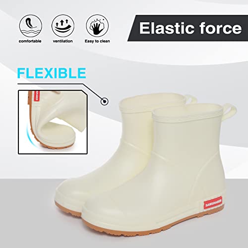 Image of Rain Boots Women Rubber Boots Short Rain Boots For Women Ankle garden shoes