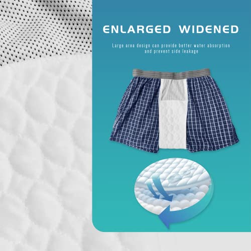 Washable Incontinence Underwear For Men Leak Proof Underwear With Fly Opening And Absorbency Pads Reusable Mens Incontinence Underwear Urinary Protective Boxer Briefs For Overnight,L(29-33In) #TOP3